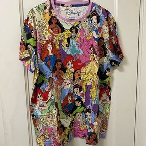 Disney Cakeworthy Multicolor Princess Tee